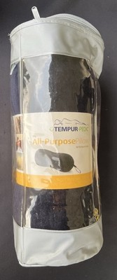NEW Tempur-Pedic All-Purpose Pillow Memory Foam Washable Neck Roll Lumbar NAVY