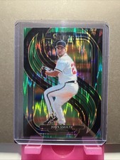 2025 Panini Select John Smoltz Premier Green Flash Prizm #117 Atlanta Braves