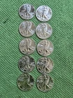 Lot Of 10- 1/10th oz .999 Silver Walking Liberty Rounds