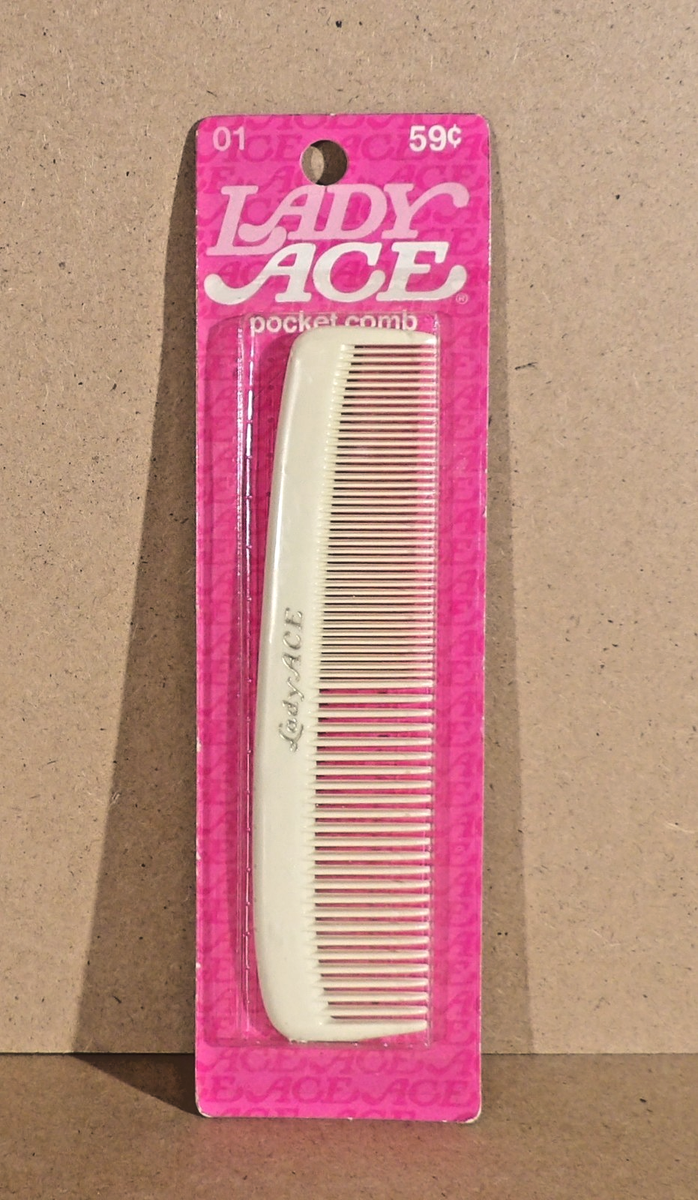 Lady Ace 5” Pocket Purse Comb 01 Made in USA Vintage NEW | eBay
