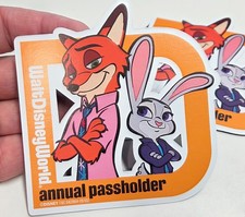 (Aftermarket) NEW 2026 WDW Disney Annual Passholder ZOOTOPIA Magnet