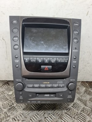 Lexus GS450H Radio Stereo CD Player + Navi Navigation Head Unit 06-12