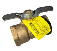 APOLLO 90-105-07A UNIBODY GAS BALL VALVE, 1 IN, NPT, BRONZE, 400 PSIG *NEW* 