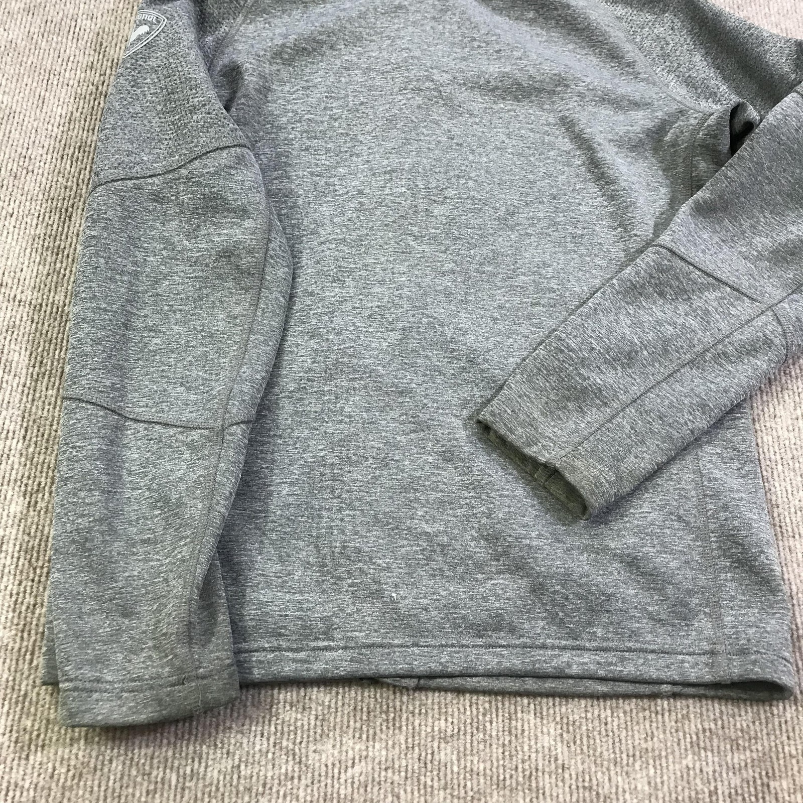 Rossignol Jacket Mens Medium Gray Softshell Fleec… - image 6