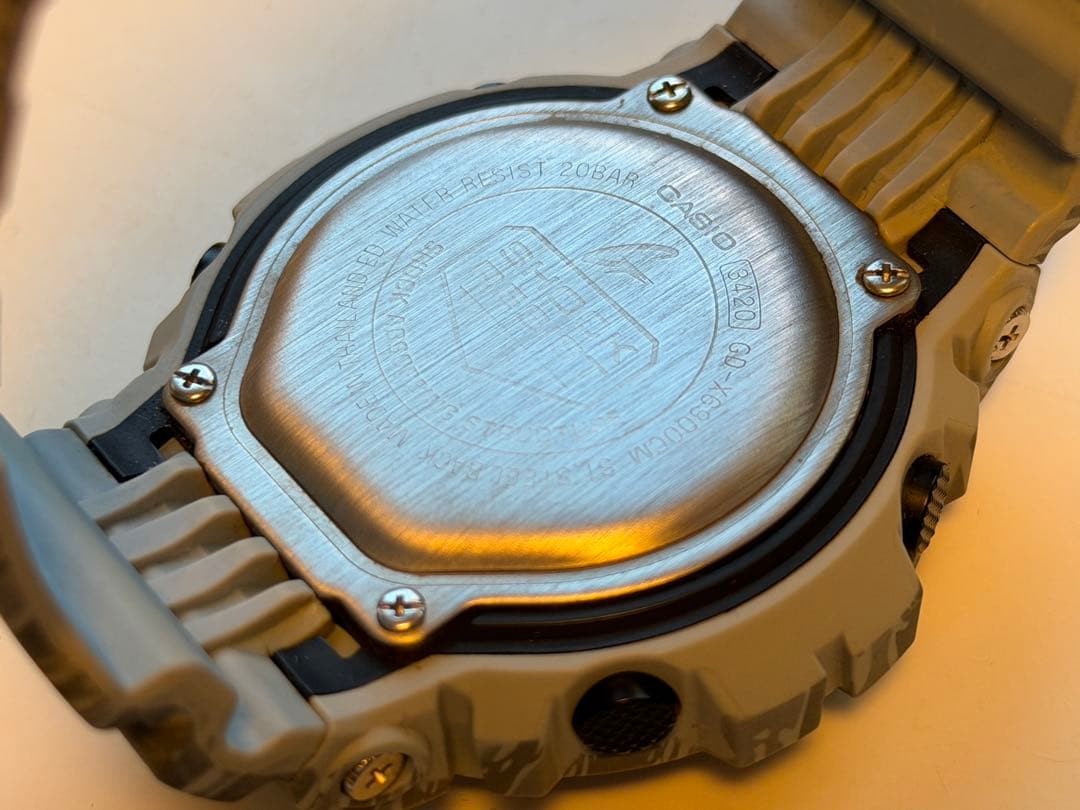 Casio G SHOCK GD X6900 Three Eye Watch Camouflage Tiger Camo Used