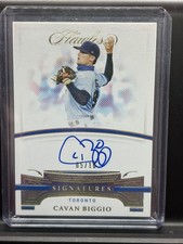 2021 Panini Flawless Signatures Cavan Biggio #FS-CB Gold /10 Blue Jays Autograph