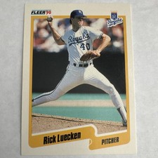 1990 Fleer Rick Luecken #113 Kansas City Royals MLB Baseball Card