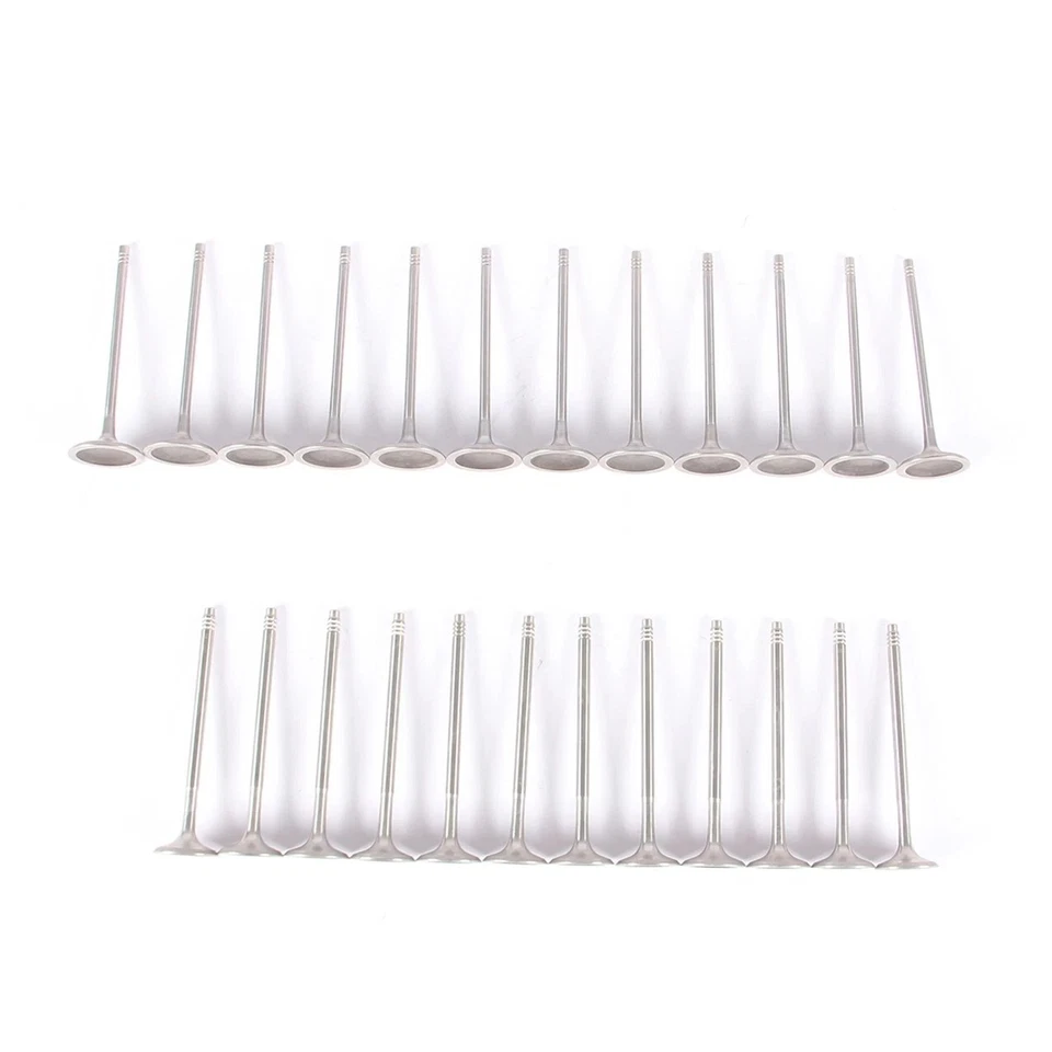 NEW 12x Intake & 12x Exhaust Valve Kit For BMW 125i 328i 528i X5 Z4 11347553771 - Image 3 of 4