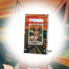 Pokémon PSA/Raw Vetrina EEVEE 287/SM-P Promo Display Acrilico Esclusivo Ext.