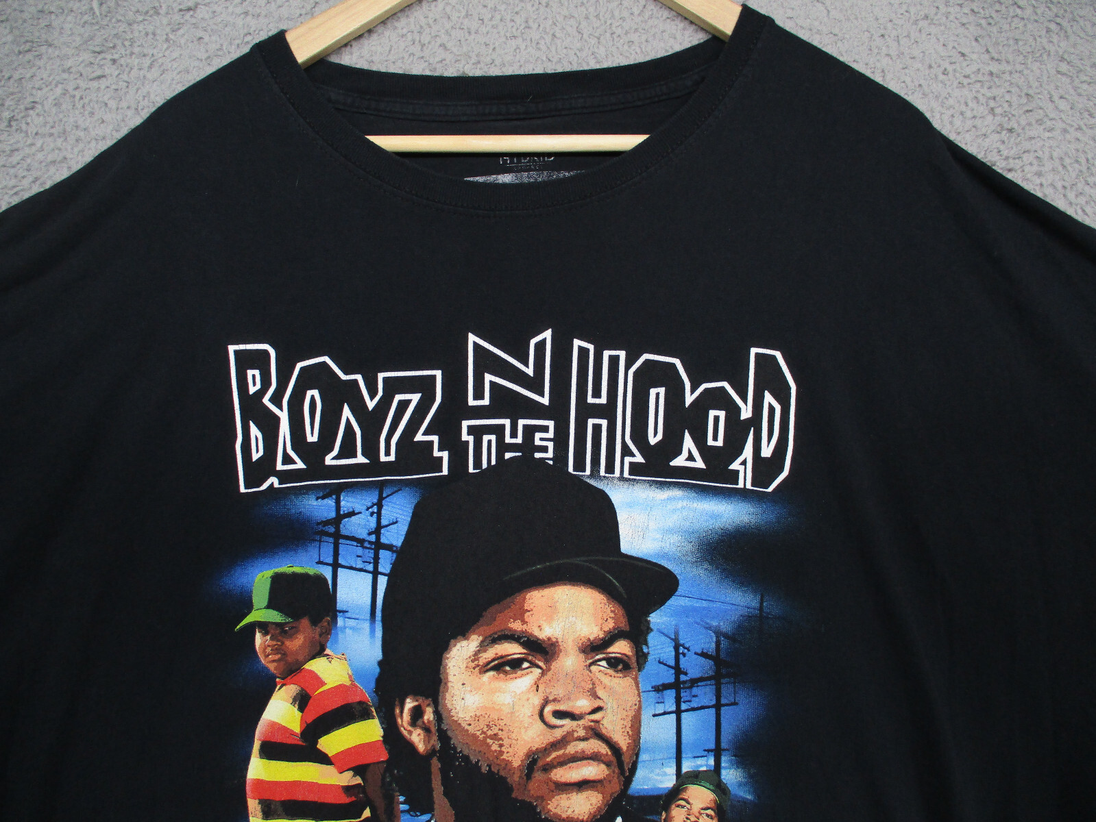 Boyz N The Hood TShirt Hybrid Mens Sz 4XL Short Sleeve Black Graphic T