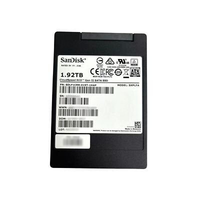 SANDISK 1.92TB SFF 2.5'' 6G SATA SSD SDLF1CRR-019T-1HAP