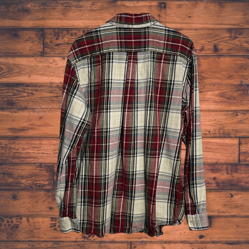 Gap Long Sleeve Flannel Plaid Button Front Shirt Large - Picture 2 of 6