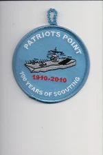 1910-2010 Patriots Point 100 Years of Scouting patch
