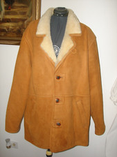 Vintage Collectible Unlimited Marlboro 100 Sheep Shearling Jacket Coat Large