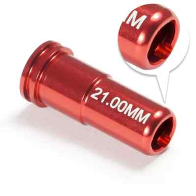 MAXX AEG V2 M4 Airsoft CNC Aluminum Double O-Ring Air Seal Nozzle 21.00mm - RED