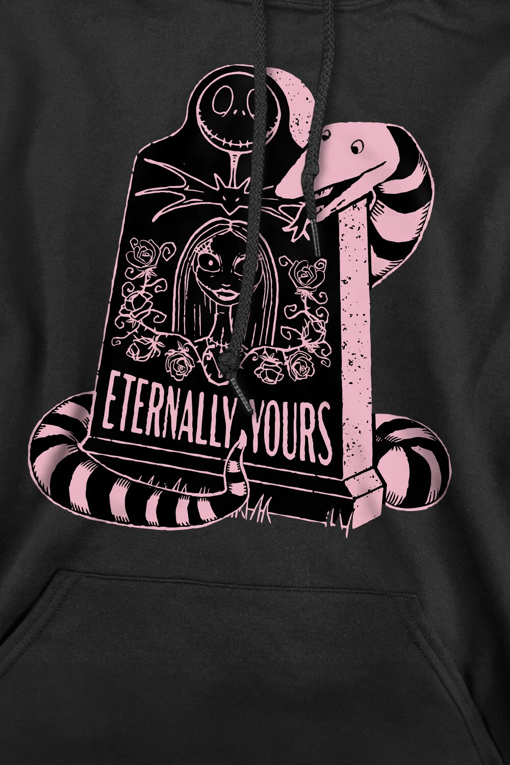 VALENTINO Felpa con cappuccio uomo The Nightmare Before Christmas Valentine Eternally Yours S 2XL