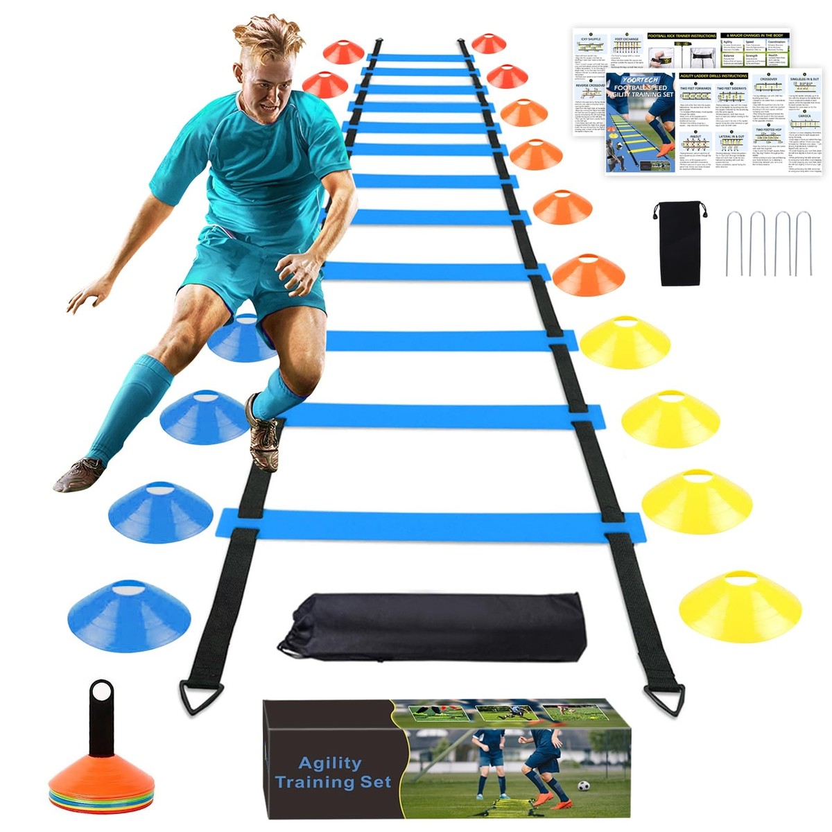 Soccer Agility Football Speed Training Drills Soccer Players Best