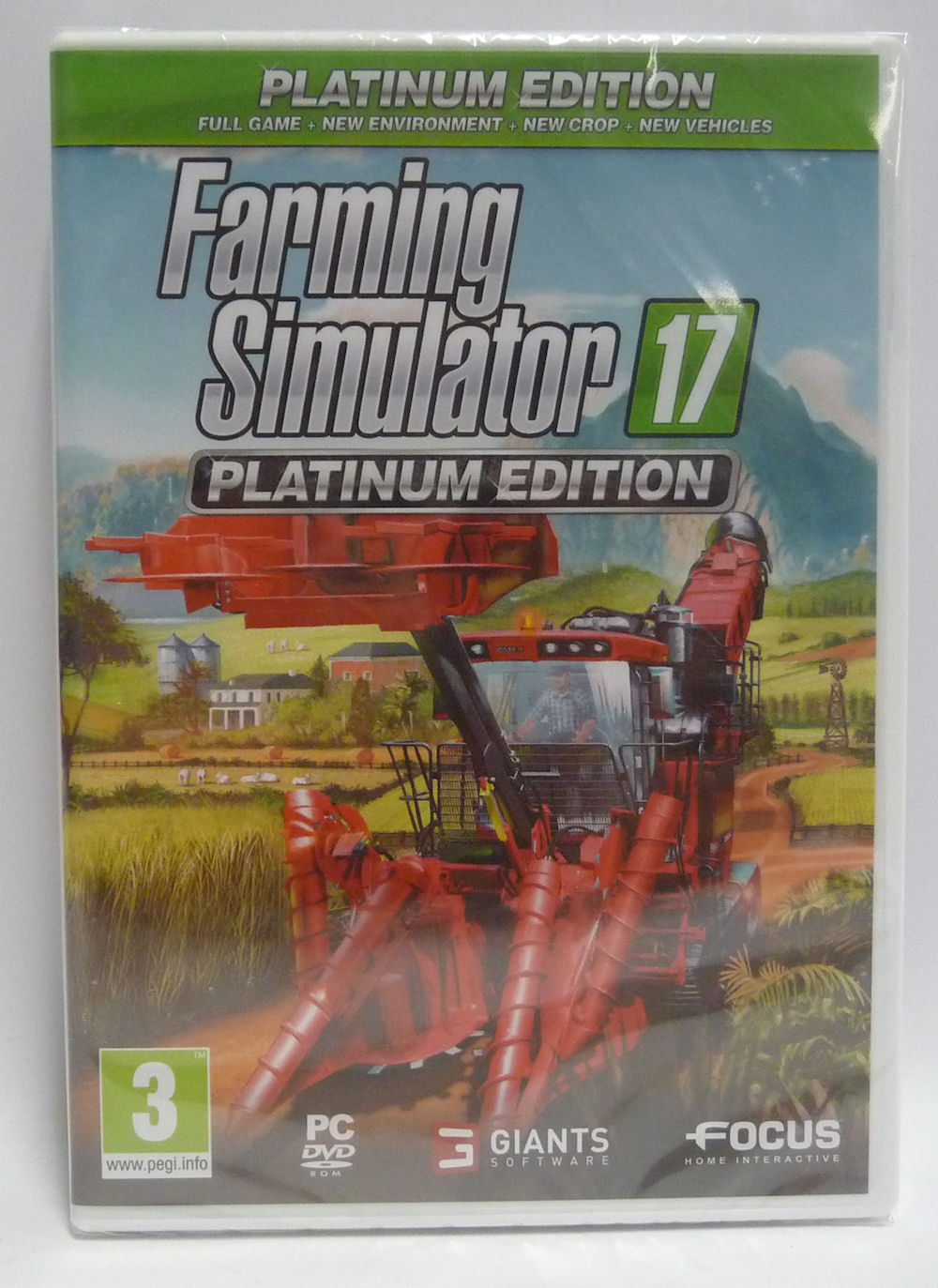FARMING SIMULATOR 17  - PLATINUM EDITION PC NEW SEALED PC EDITION VIDEOGAME