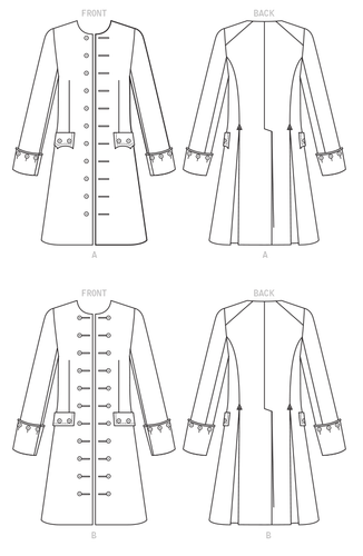 OOP NEU McCall's M7762 HERREN OUTLANDER JACKE KOSTÜM MUSTER UNGESCHNITTEN 38-52 - Bild 6 von 6