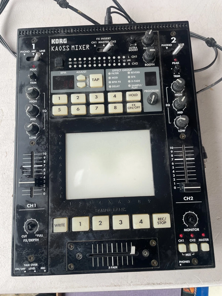KORG KAOSS MIXER KM-2 Dynamic DJ Mixer X-Y pad - No power adapter 