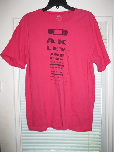 Oakley tee shirt lrg regular fit 1 sided preowned