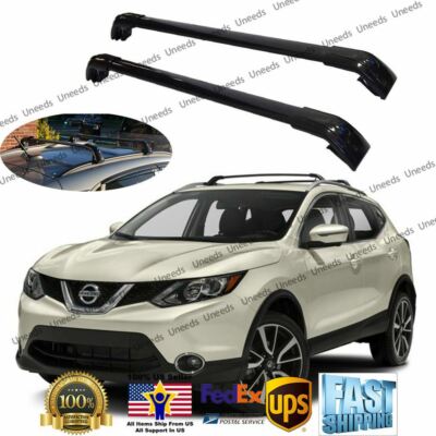 Top Roof Rack Fit Nissan Rogue Sport 2016-2019 Black Baggage
