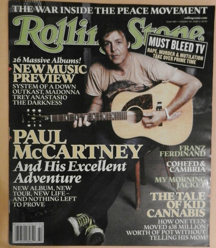 Rolling Stone Paul McCartney cover Oct 2005