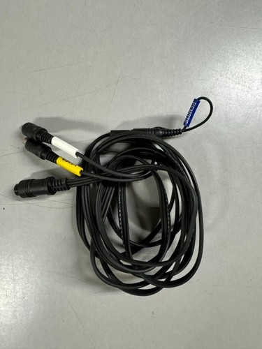 Stereo Video Audio Cable RCA Adapter Connection - Black - 8ft Cord