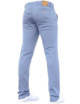 CROSSHATCH Mens Stretch Chinos Designer Casual Work Cheap CROSSHATCH Mens Stretch Chinos Designer Casual Work Cheap