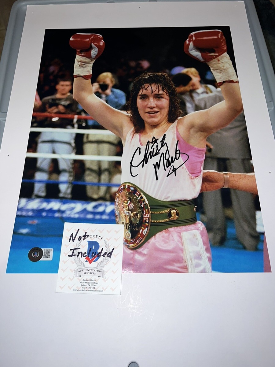 Christy Martin Signed 11x14 Photo The Champ Boxing Hall Of
