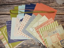 Stampin' Up ETCETERA DSP Card KIT 12 Sheets 6X6  CARDSTOCK  MORE