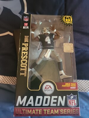 DAK PRESCOTT MCFARLANE FIGURE MADDEN 19 NFL ULTIMATE TEAM SERIES DALLAS COWBOYS