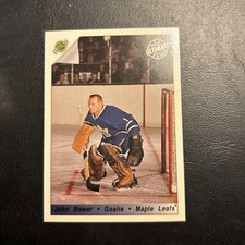 B15 1991/92  Ultimate Hockey Original Six 6 #80 John Bower, Toronto Maple Leafs