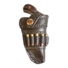 Belt clip holster for NAA 22 Lr With Ammo Loops.