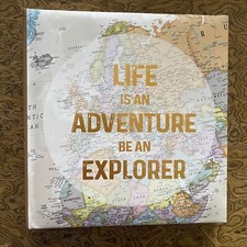 Life is an Adventure Be an Explorer Photo Saver 164 Spaces Book NEW
