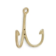 Abbott Collection 92-Barb Fish Double Wall Hook, 6.25 inches H, Ant... Fast Ship