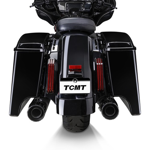 5" Stretched Saddlebags 6" x 9"Speaker Cutout For Harley Street Road Glide 93-13 - Picture 8 of 16