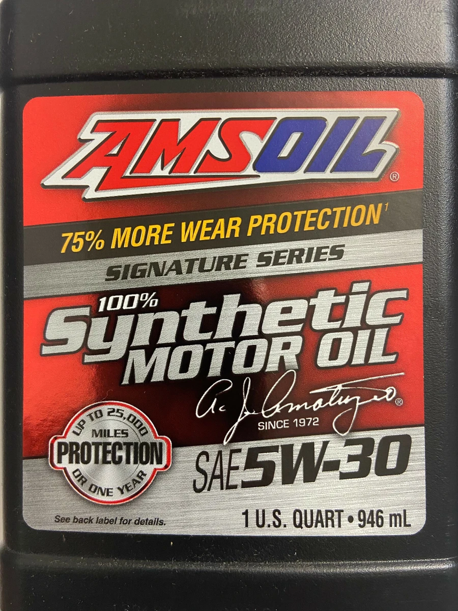 AMSOIL Signature Series 5W 30 Synthetic Motor Oil 1 US Quart