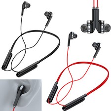 Bluetooth Headset Wireless Neckband Sports Stereo Headphone For Cell Phones