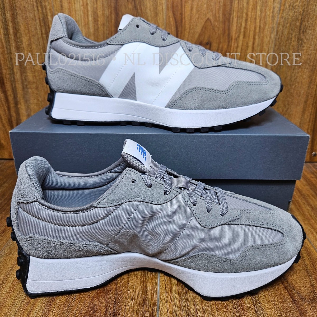 New Balance 327 Men\'s Size 13 D Lifestyle Sneakers Marblehead White  MS327CPI $_57.JPG?set_id=880000500F main image 2