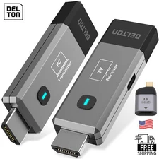 Delton M12 1080P HD Wireless Transmitter and Receiver, Black