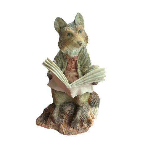 Bonder Beatrix Potter “Foxy Whiskered Gentleman” BPM3 1991 Figurine No Box - Picture 1 of 8