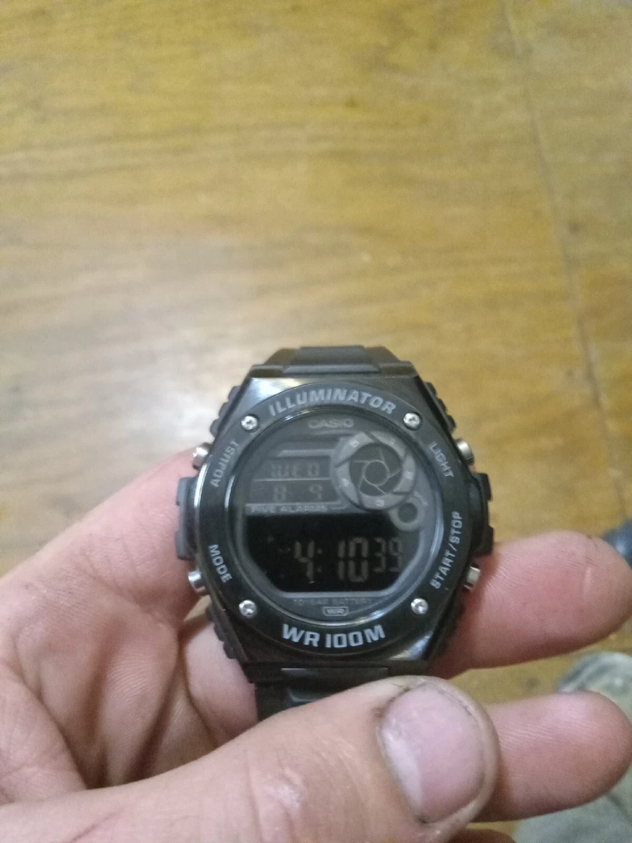 casio illuminator wr 100m 5 Alarm 3487 MWD 100H