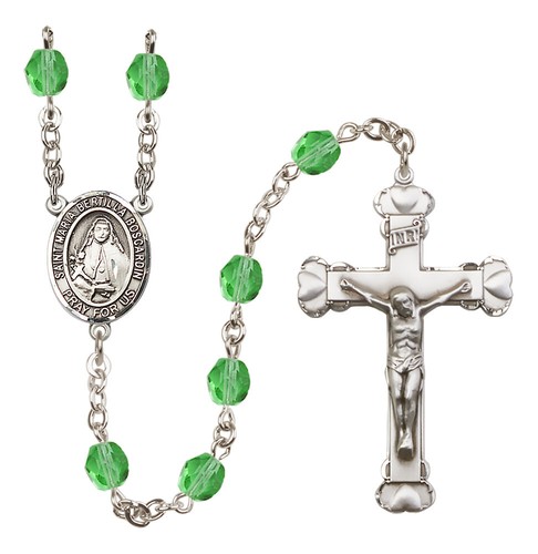 YOU CHOOSE Female Patron Saint August Birthstone Rosary NEW - Picture 90 of 164