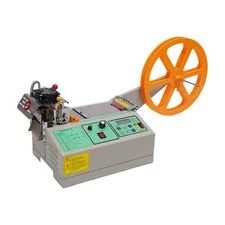 280W Webbing Cutting Machine Automatic Hot & Cold Tape Cutter For Elastic Band
