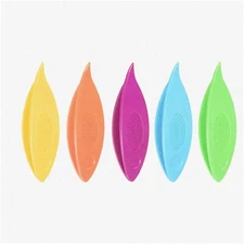 Colorful LaceCraft Shuttle Set - 5pcs 63x17x10mm Plastic Shuttles for DIY Knitti