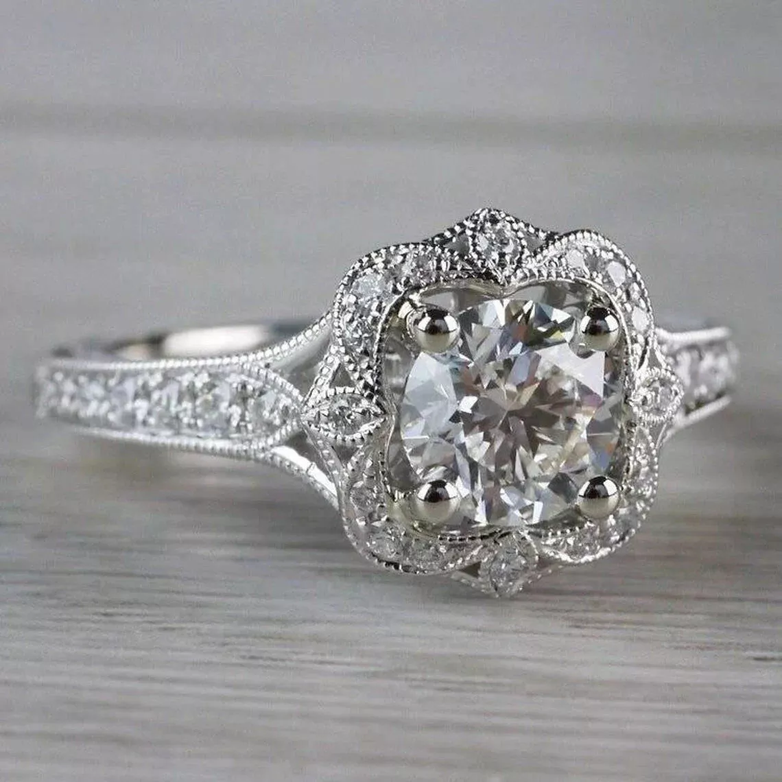 Gorgeous, Affordable Vintage Engagement Ring Styles