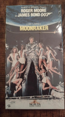Roger Moore as James Bond 007 in Mookraker VHS 1994, 1979 digital video transfer