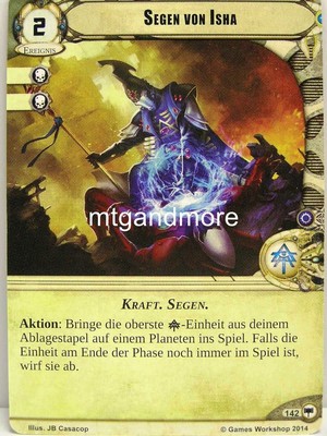 Warhammer 40000 Conquest LCG - Segen von Isha  #142 - Base Set dt.