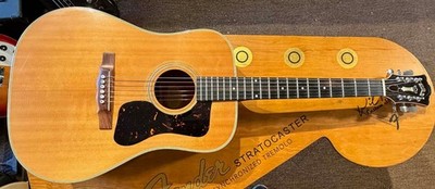 Vintage RARE 1969 Guild D-44 NT Spruce Pearwood Acoustic Guitar Pro Setup H-case